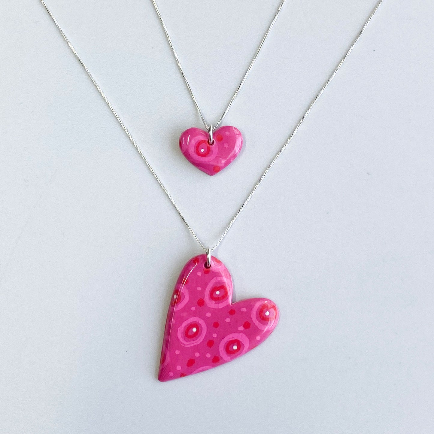 Colgante Mini Corazón San Valentín + Cadena de plata