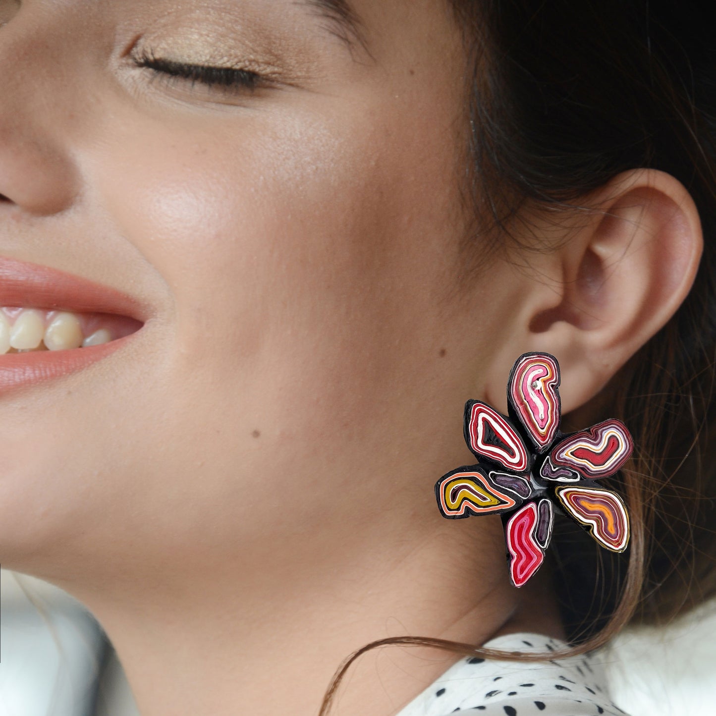 Aros Fugaz Flor
