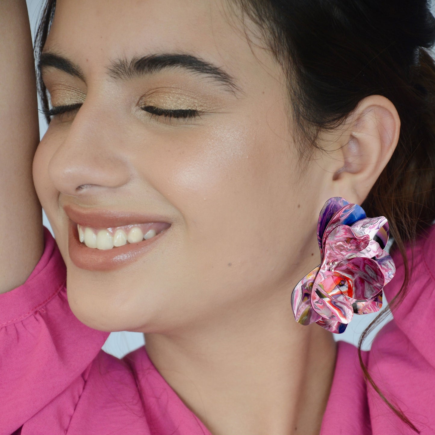 Aros Fugaz Flor L