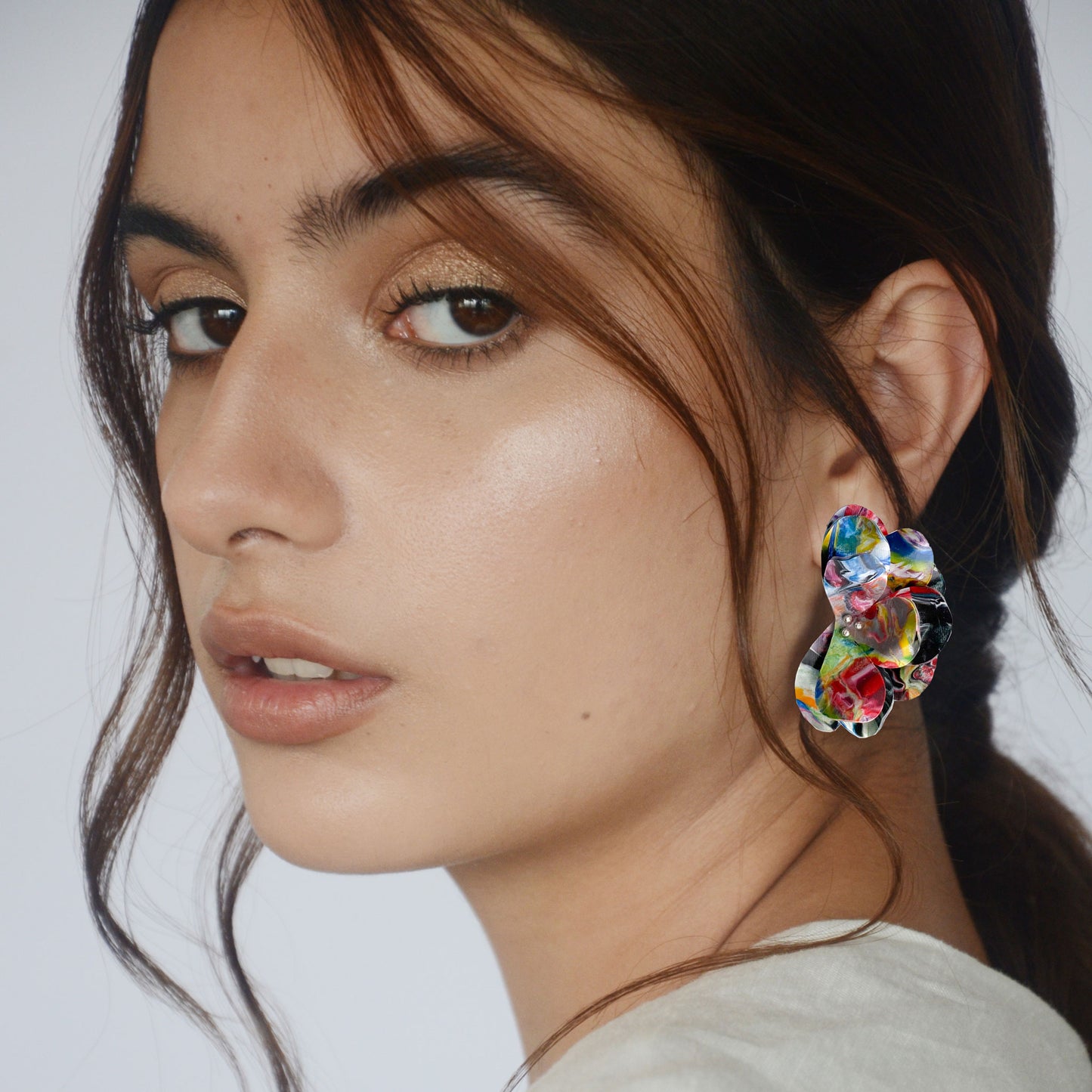 Aros Fugaz Flor S