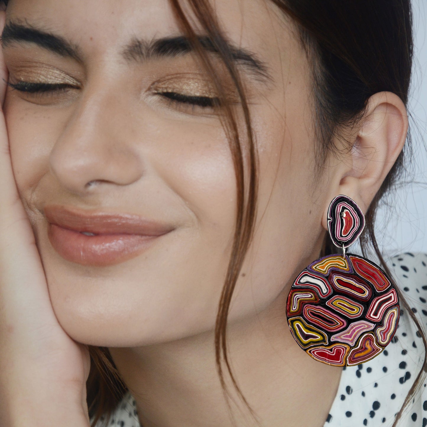 Aros Fugaz Olivia con Simo