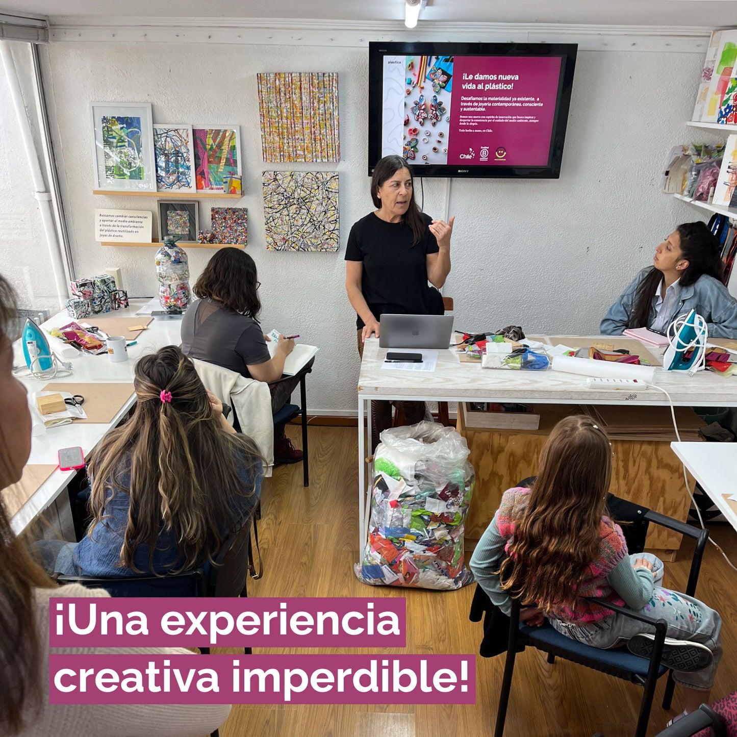 WORKSHOP Crea tu obra de arte - Presencial Stgo