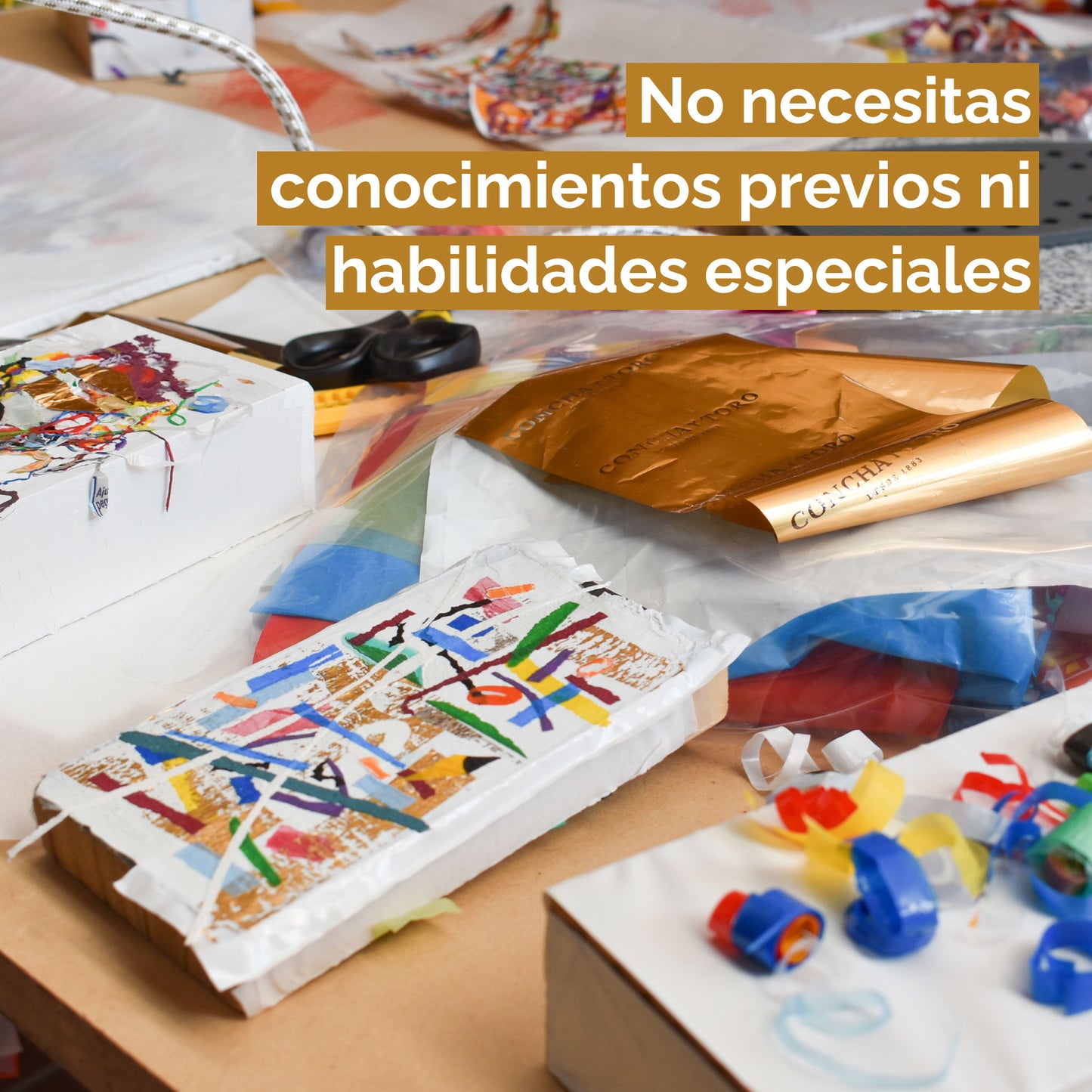 WORKSHOP Crea tu obra de arte - Presencial Stgo