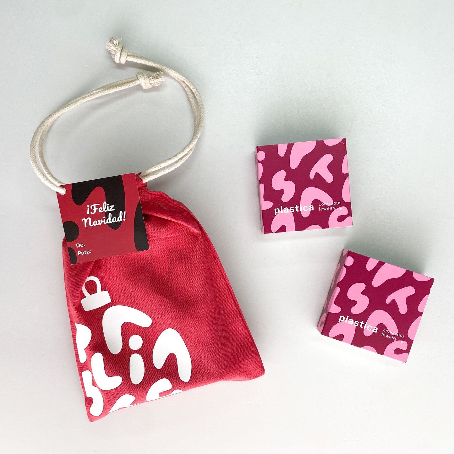 Bolsa de regalo navideña