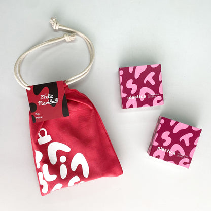 Bolsa de regalo navideña