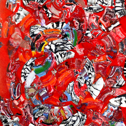 Obra Danza cromática II (sin enmarcar)