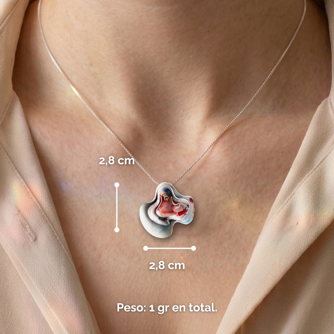 Colgante Cora + Cadena de plata