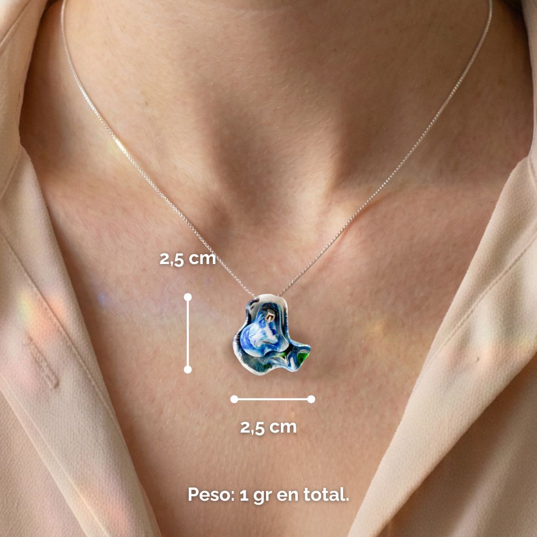 Colgante Cora + Cadena de plata