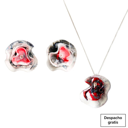 Aros Nina + Colgante Cora