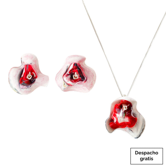 Aros Nina + Colgante Cora