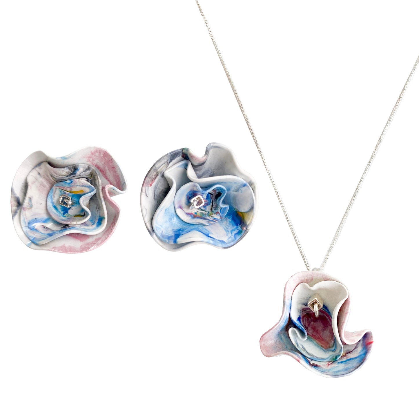 Aros Nina + Colgante Cora