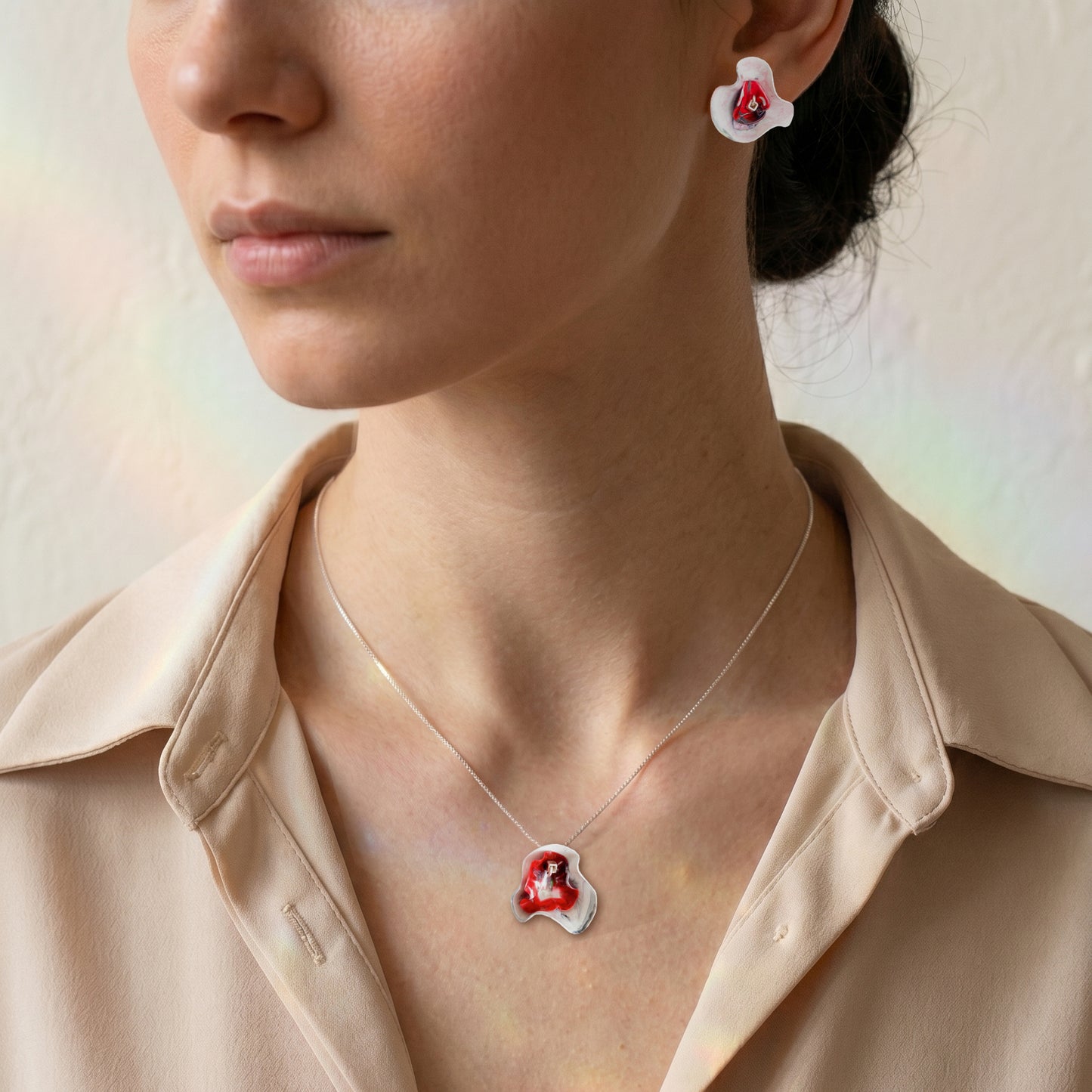 Aros Nina + Colgante Cora