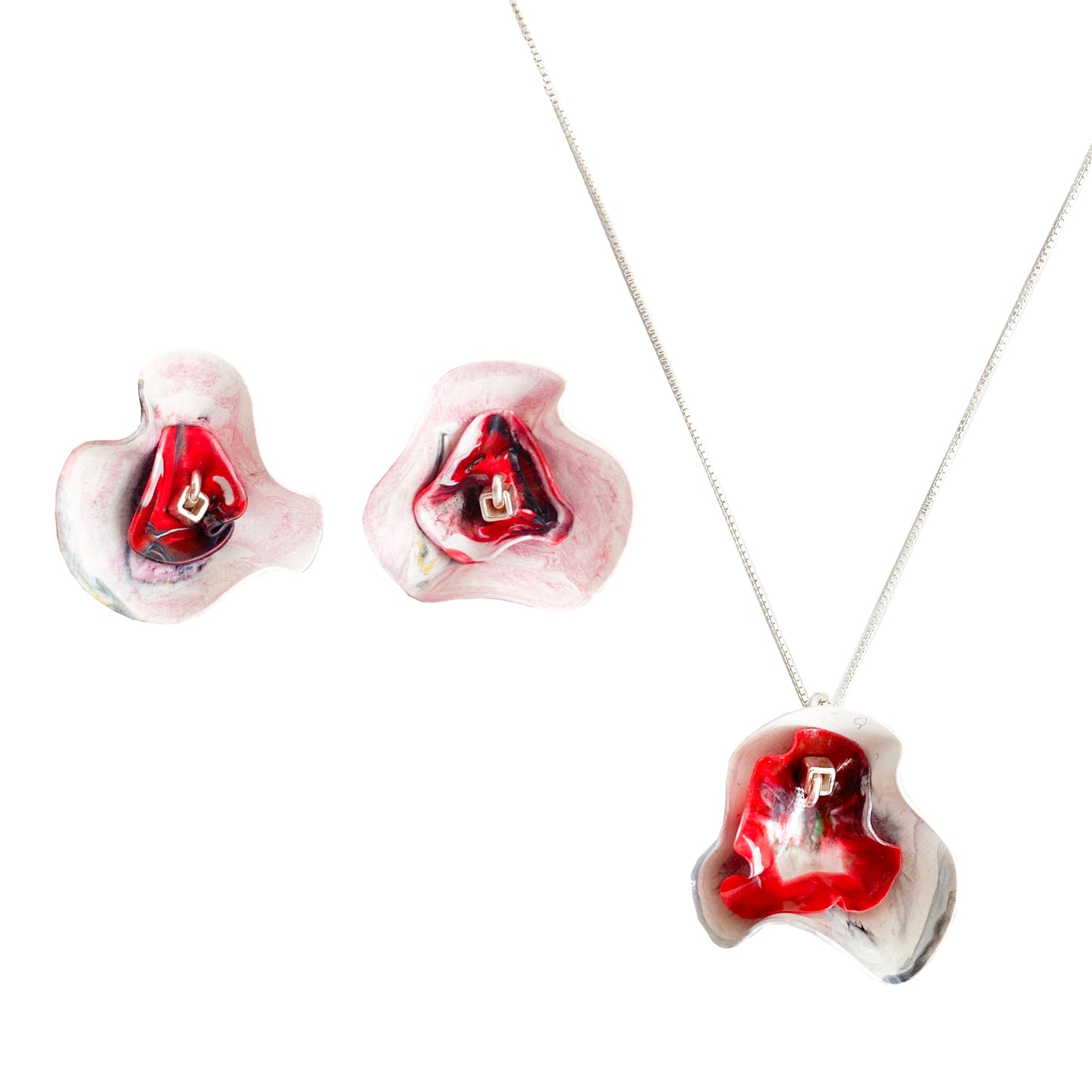 Aros Nina + Colgante Cora