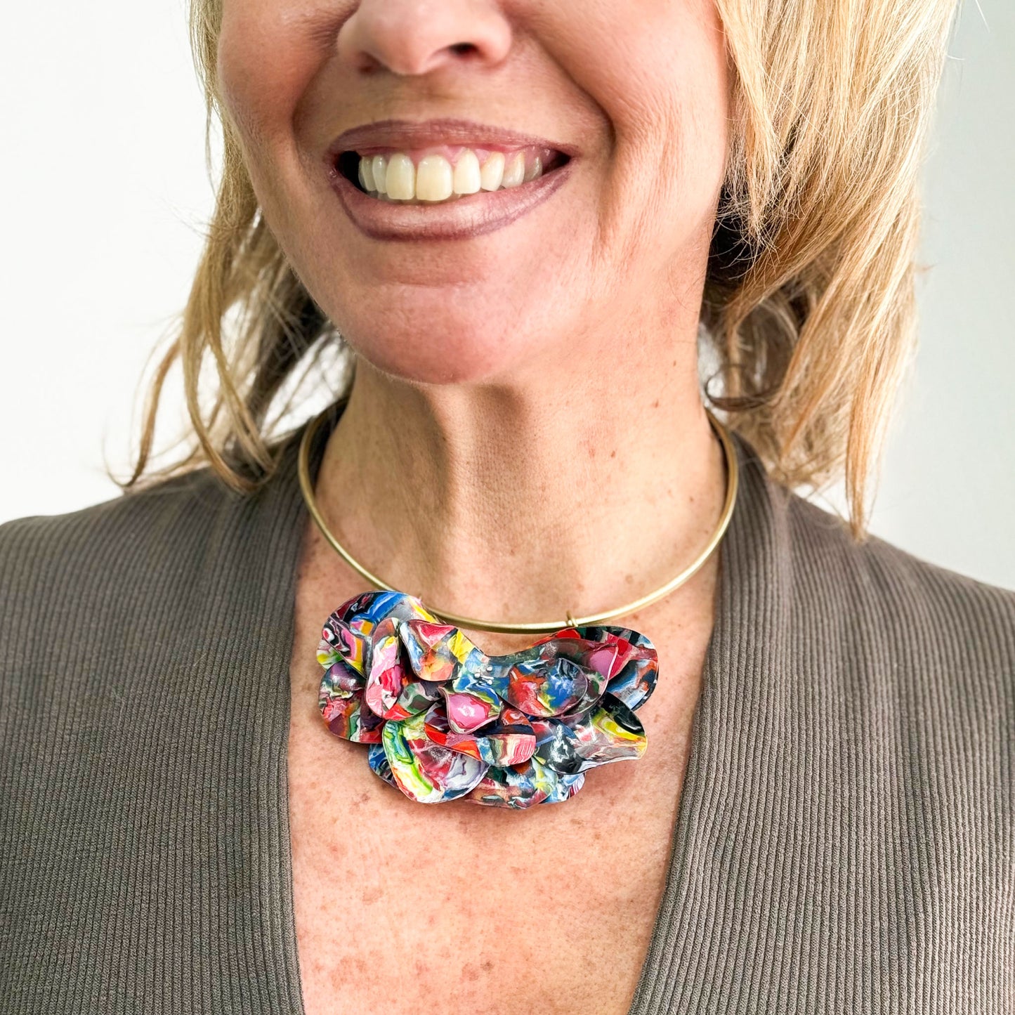 Collar Fugaz Flor XL