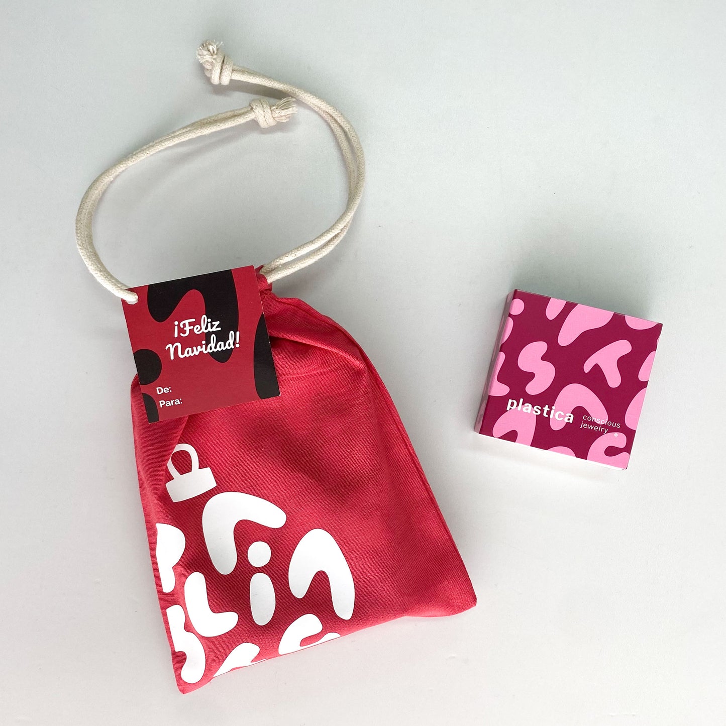 Bolsa de regalo navideña