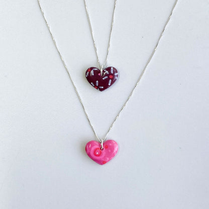 Colgante Mini Corazón San Valentín + Cadena de plata