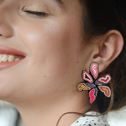 Aros Fugaz Flor