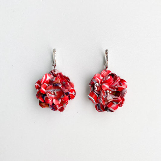 Aros Fugaz Flor argolla