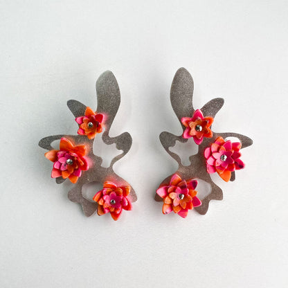 Aros Fugaz Sakura plata