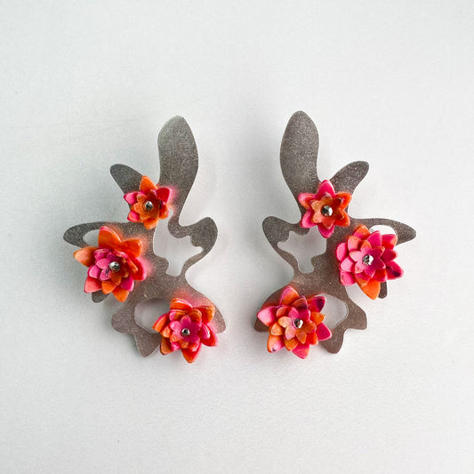 Aros Fugaz Sakura plata